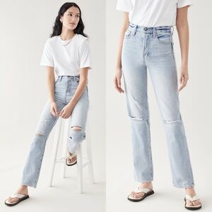 Pistola Cassie Super High Rise Straight in By My Side Size 27